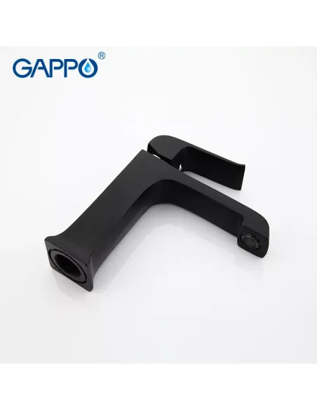 Змішувач для умивальника Gappo G1050, чорний, одноважільний