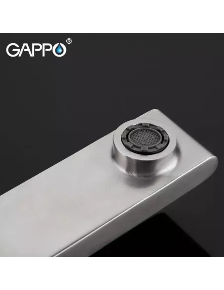 Смеситель для умывальника Gappo G1099-20, нержавеющая сталь