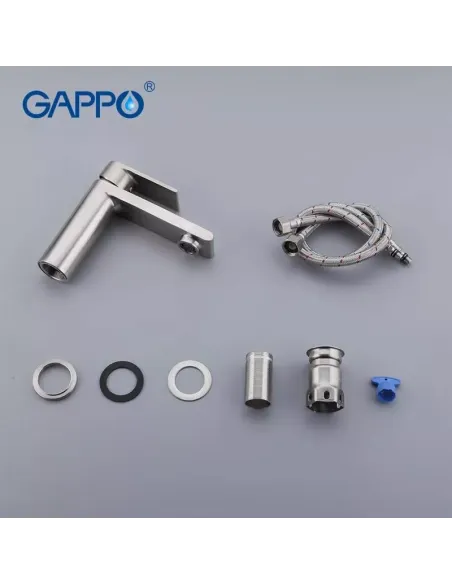 Смеситель для умывальника Gappo G1099-20, нержавеющая сталь