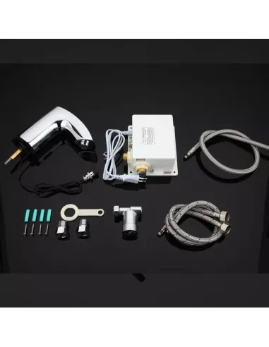 Смеситель сенсорный для умывальника Gappo G518, хром