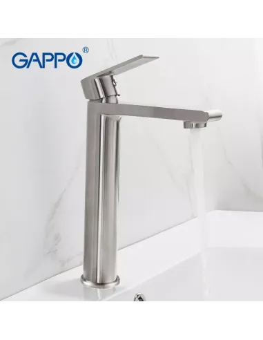 Змішувач для умивальника Gappo G1099-22, нержавіюча сталь.