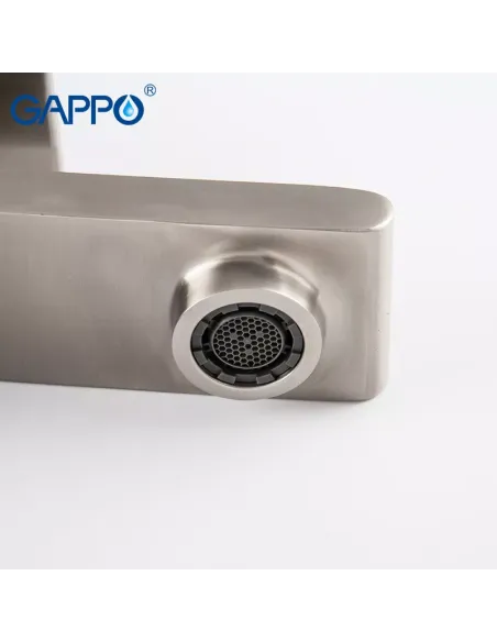 Змішувач для умивальника Gappo G1099-22, нержавіюча сталь.