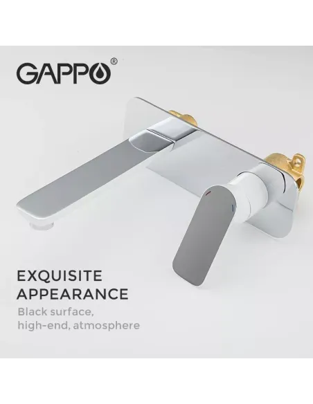 Змішувач для умивальника прихованого монтажу Gappo G1048-22