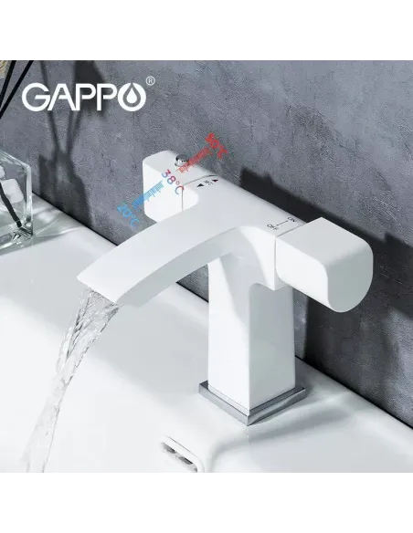 Смеситель для умывальника Gappo G1007-50 с термостатом