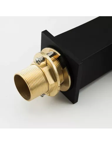 Смеситель для умывальника Gappo G1007-66, черный, однорычажный