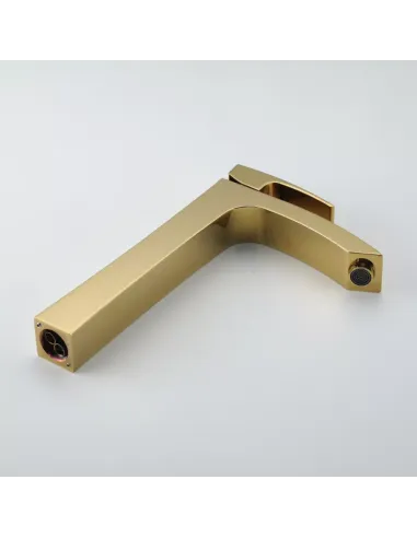 Смеситель для умывальника Gappo G1007-32, золото, высокий