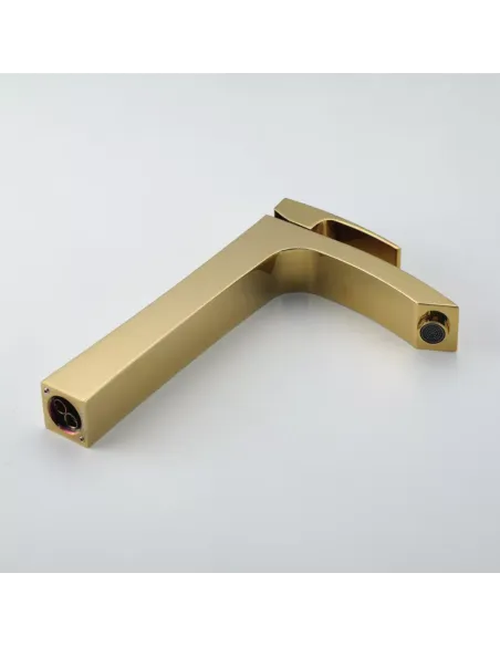 Смеситель для умывальника Gappo G1007-32, золото, высокий