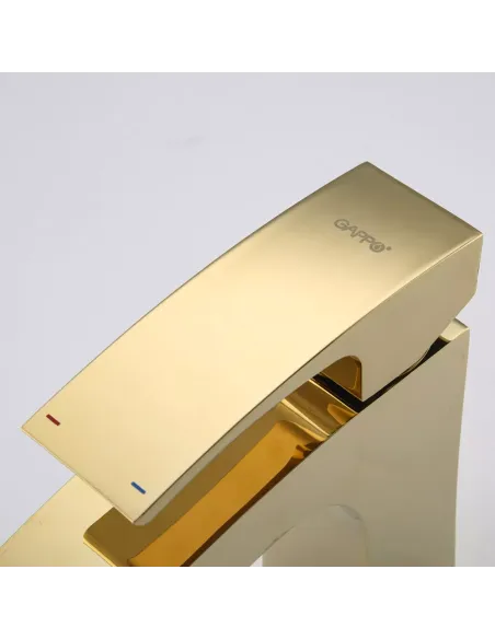 Змішувач для умивальника Gappo G1007-13, золото, одноважільний