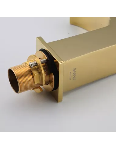 Змішувач для умивальника Gappo G1007-13, золото, одноважільний