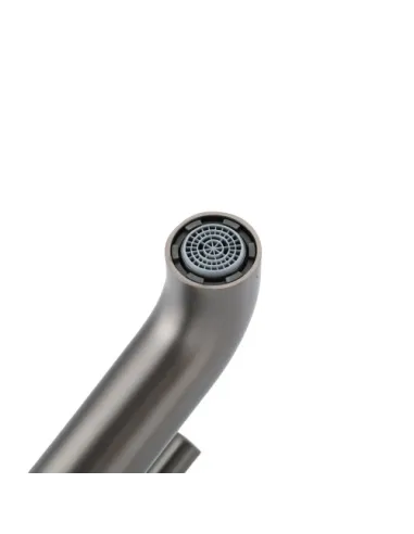 Змішувач для умивальника Gappo G1006-9, сірий, одноважільний