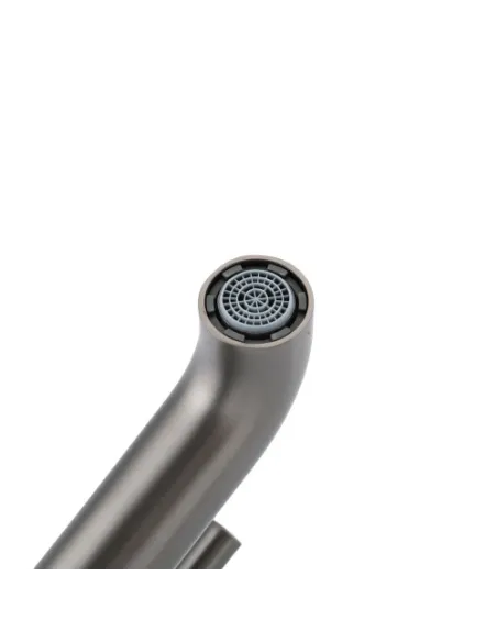 Змішувач для умивальника Gappo G1006-9, сірий, одноважільний