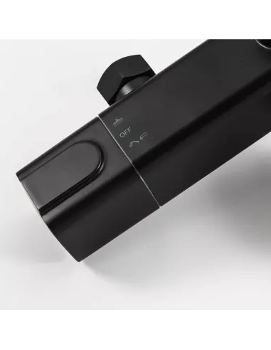 Душевая система с термостатом Gappo G2491-6, черный