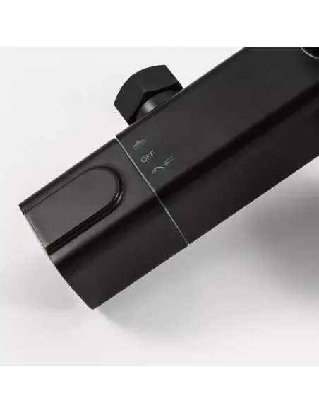 Душевая система с термостатом Gappo G2491-6, черный