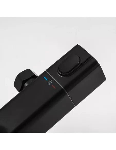 Душевая система с термостатом Gappo G2491-6, черный