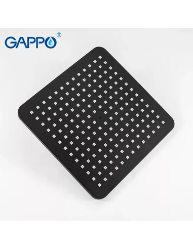 Душевая система с термостатом Gappo G2491-6, черный