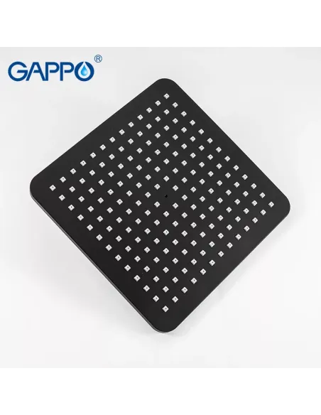 Душевая система с термостатом Gappo G2491-6, черный