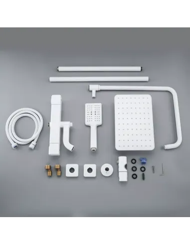 Душова система з термостатом Gappo G2491-8, білий