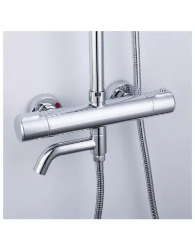 Душевая система с термостатом Gappo G2490, хром