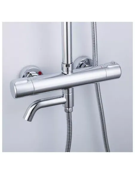 Душевая система с термостатом Gappo G2490, хром Душевая система с термостатом Gappo G2490, хром