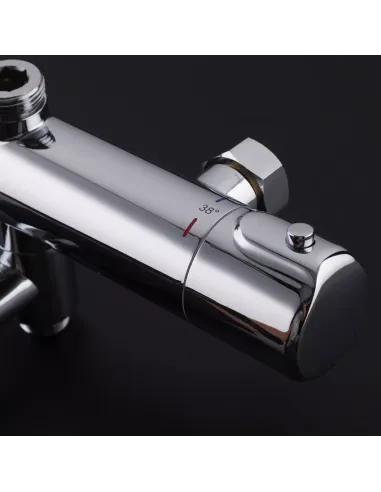 Душевая система с термостатом Gappo G2490, хром