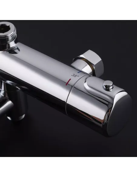 Душевая система с термостатом Gappo G2490, хром Душевая система с термостатом Gappo G2490, хром