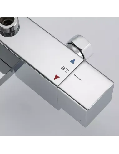 Душевая система с термостатом Gappo G2418-40, хром