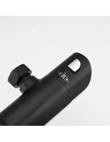 Душевая система с термостатом Gappo G2403-56, черный