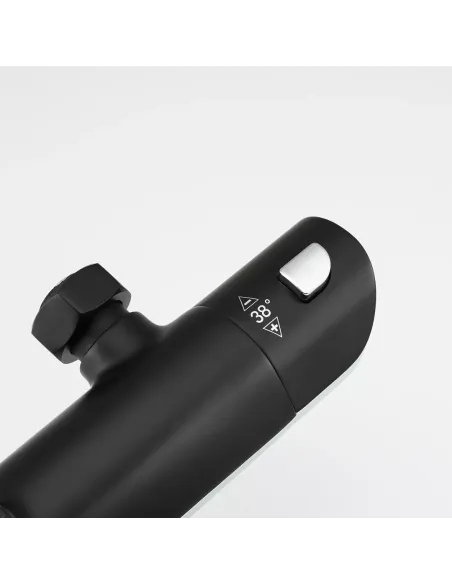 Душевая система с термостатом Gappo G2403-56, черный