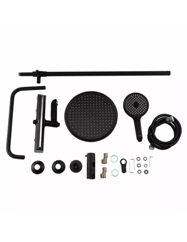 Душевая система с термостатом Gappo G2403-56, черный