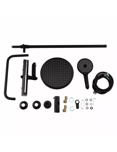 Душевая система с термостатом Gappo G2403-56, черный