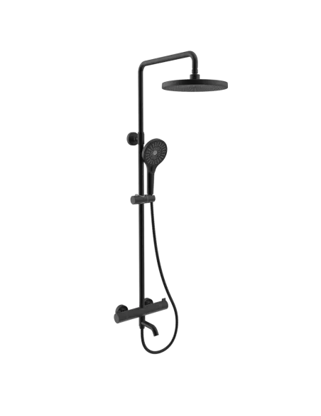 Душевая система с термостатом Gappo G24790-6, черный Душевая система с термостатом Gappo G24790-6, черный