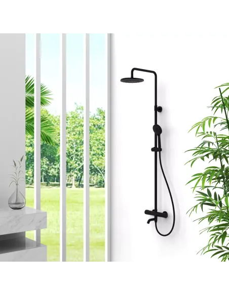 Душевая система с термостатом Gappo G24790-6, черный Душевая система с термостатом Gappo G24790-6, черный