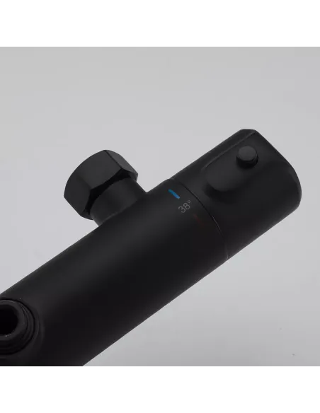 Душевая система с термостатом Gappo G24790-6, черный Душевая система с термостатом Gappo G24790-6, черный