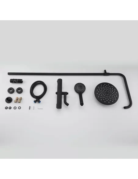 Душевая система с термостатом Gappo G24790-6, черный Душевая система с термостатом Gappo G24790-6, черный