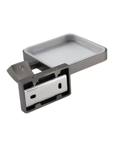 Йоржик для унітазу Gappo G0710-9, настінний, збройова сталь.