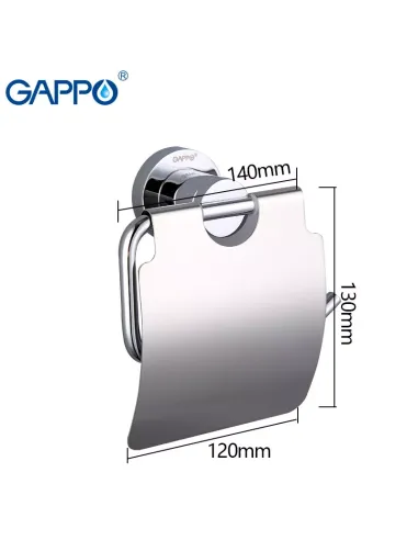 Тримач для туалетного паперу Gappo G1803, хром