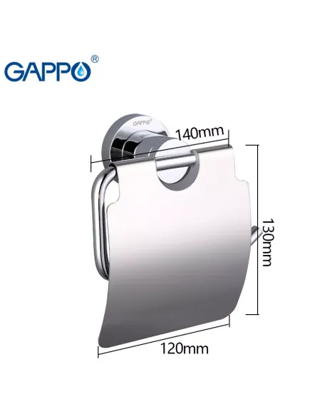 Тримач для туалетного паперу Gappo G1803, хром