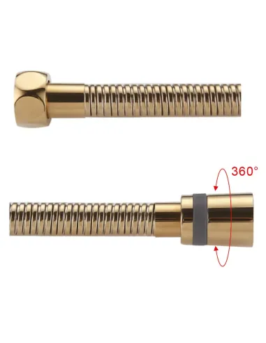 Шланг для душу Gappo G45-6, латунь, 150 см, золото