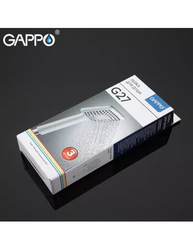 Лейка для ручного душа Gappo G27, 235 x 97 мм, 3 режима, белый