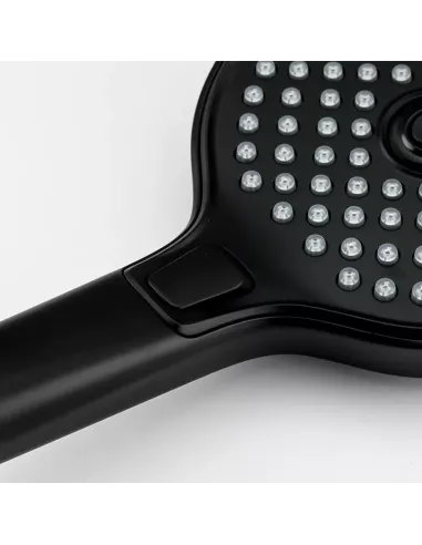 Лейка для ручного душа Gappo G004, 245 x 130 мм, 3 режима, черный