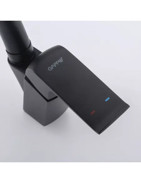 Смеситель для кухни Gappo G4150, черный