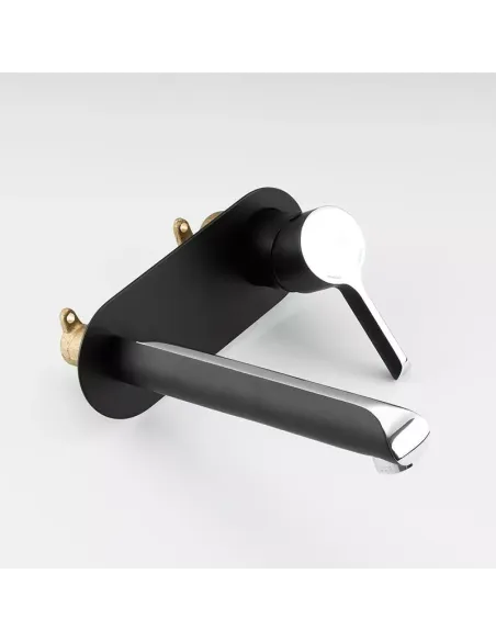 Смеситель для умывальника скрытого монтажа Gappo G1003-26, черный хром