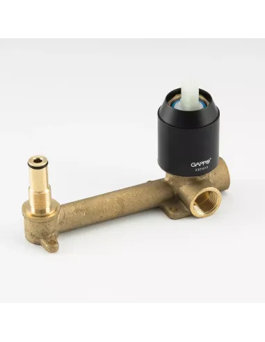 Смеситель для умывальника скрытого монтажа Gappo G1003-26, черный хром