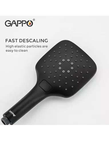 Душова система із виливом Gappo G2417-6, чорний