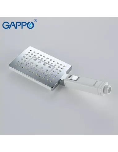 Душова система з виливом Gappo G2407-8, білий хром