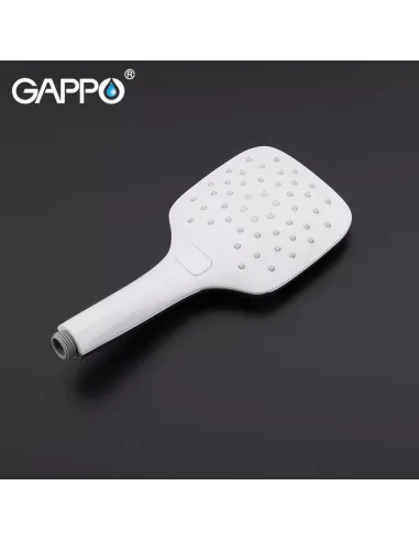 Душевая система с изливом Gappo G2417-8, белый хром