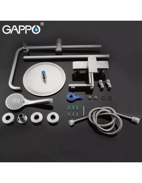 Душевая система с изливом Gappo G2499-20 Душевая система с изливом Gappo G2499-20
