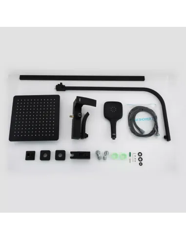 Душевая система с изливом Gappo G2407-6, черный