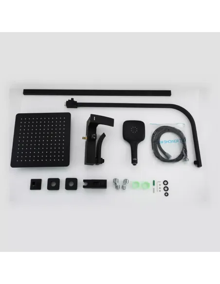 Душевая система с изливом Gappo G2407-6, черный