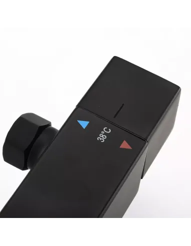 Душевая система с изливом Gappo G2417-60, черный